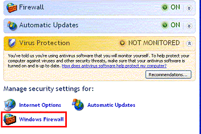Windows firewall