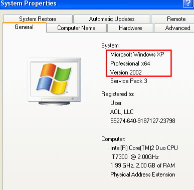 64 64 Bit Bit Edition Extended System Window Xp